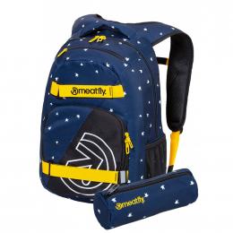 batoh Meatfly Exile Backpack 24L 2022 I Birds Dark Navy