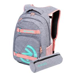 batoh Meatfly Exile Backpack 24L 2022 Pink/Grey Heather