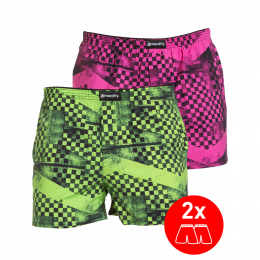 trenýrky Meatfly Agostino Boxershorts 2024 J CHECKERED