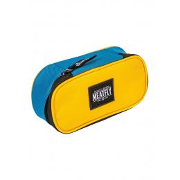 Pouzdro Meatfly Pencil Case 2024 Yellow/Ocean Blue