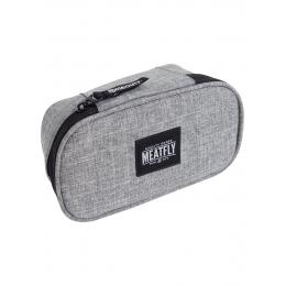 Pouzdro Meatfly XL Pencil Case 2024 Grey Heather