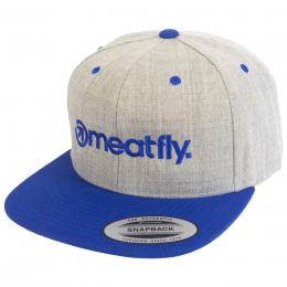 Kšiltovka Meatfly Flanker Snapback 2022 Royal Blue/Grey Heather