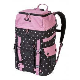 batoh Meatfly Scintilla Backpack 2022 Black Dots/Dusty Rose