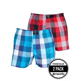 trenýrky Meatfly Doug Boxershorts 2024 Blue/Red