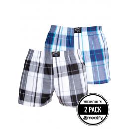 trenýrky Meatfly Doug Boxershorts 2024 Black Blue