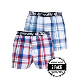 pánské trenýrky MEATFLY GIGI Boxershorts  2024 White Red Blue