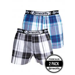 pánské trenýrky MEATFLY GIGI Boxershorts  2024 Black Blue