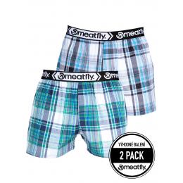 pánské trenýrky MEATFLY GIGI Boxershorts  2024 Green Black