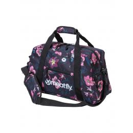 cestovní taška Meatfly Mavis Duffle Bag 2024 Hibiscus Black