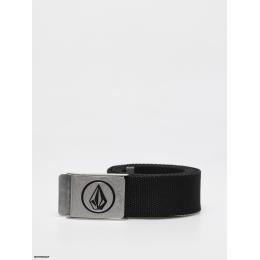 Pánský Pásek Volcom Circle Web Belt 24/25 Black