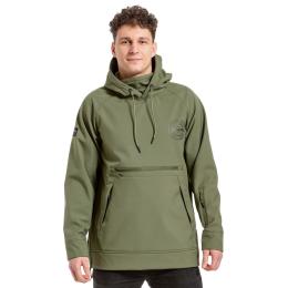 pánská podzimní softshell bunda Meatfly Jax 2022 Olive