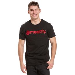 triko Meatfly Joe T-Shirt 2022 Red/Black