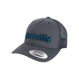 Kšiltovka Meatfly MF View Trucker 2023 Petrol Logo/Dark Grey