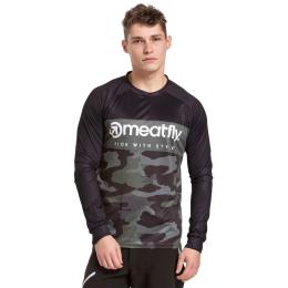 Pánský cyklo dres Meatfly Cliff Bike Jersey 2022 Rampage Camo/Black