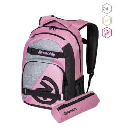 batoh Meatfly Exile Backpack 24L 2024 Dusty Rose/Grey