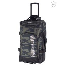 kufr/cestovní taška Meatfly Contin Trolley Bag 100L 2023 Rampage Camo