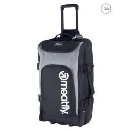 kufr/cestovní taška Meatfly Contin Trolley Bag 100L 2023 Grey Heather