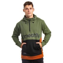 pánská technická mikina Meatfly Tason 2022 Olive/Black