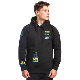 pánská technická mikina Meatfly Gravel Hoodie 23/24 Black Dakar