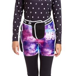 chránič kostrče Meatfly Norris Shorts 2023 Purple Aquarel