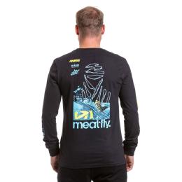 Tričko Meatfly Dakar Long Sleeve 2022 Blue/Black