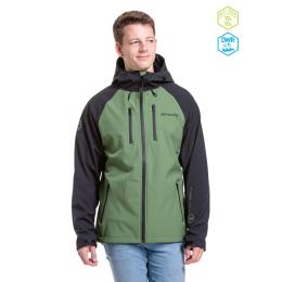 Pánská podzimní softshell bunda Meatfly Rasmussen 2024 Forest green/Black