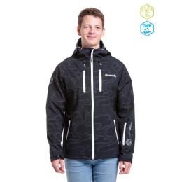 Pánská podzimní softshell bunda Meatfly Rasmussen 2024 Morph Black