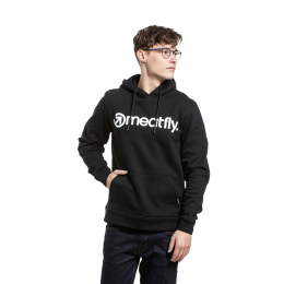 pánská mikina Meatfly Spencer Hoodie 2024 Logo Black