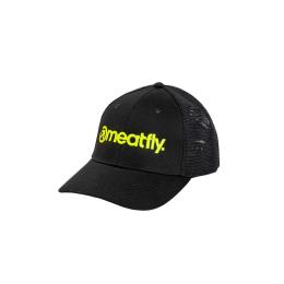 Pánská kšiltovka Meatfly Logo Trucker 2024 Lime/Black