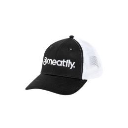 Pánská kšiltovka Meatfly Logo Trucker 2024 White/Black