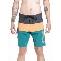 Pánské plavky Meatfly Mitch Boardshorts 21" 20 24 Snake Green/Camel