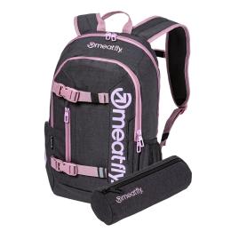 Batoh Meatfly Basejumper 22L 24/25 Pink/Charcoal Heather