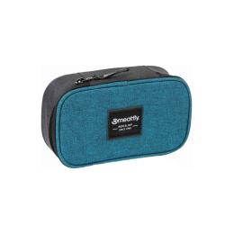 Pouzdro Meatfly XL Pencil Case 24/25 Petrol Heather/Charcoal