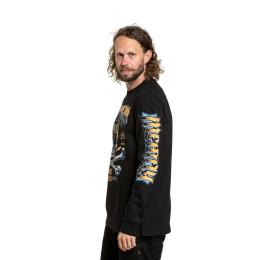 Pánské triko Meatfly Crossbones Long Sleeve 24/25