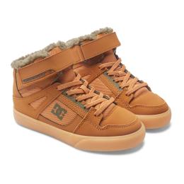 Zimní dětské boty DC Pure High-Top wnt EV 24/25 Wheat(WE9)