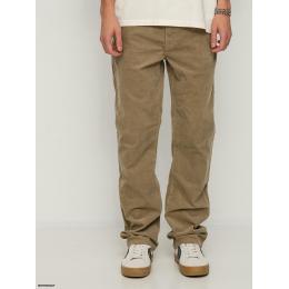 pánské kalhoty VOLCOM solver 5 pocket cord 24/25 Khaki