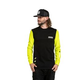 Pánské triko Meatfly Appex 24/25 Safety Yellow/Black