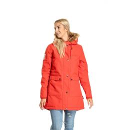 Dámská zimní bunda Meatfly Amber Parka 24/25 Flame Red