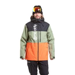 Pánská zimní bunda Meatfly Manifold Jacket 24/25 Black/Orange