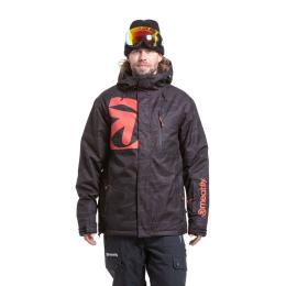 Pánská zimní bunda na lyže/snowboard Meatfly Shader Jacket 24/25 Morph Black