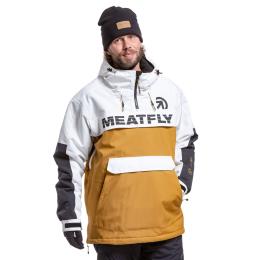 Zimní bunda na lyže/snowboard Meatfly Zenith jacket 24/25 Wood/White